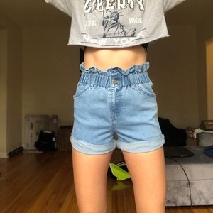 Paper bag shorts